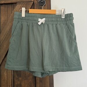 🎉 Shambhala Green Casual Sweat Shorts